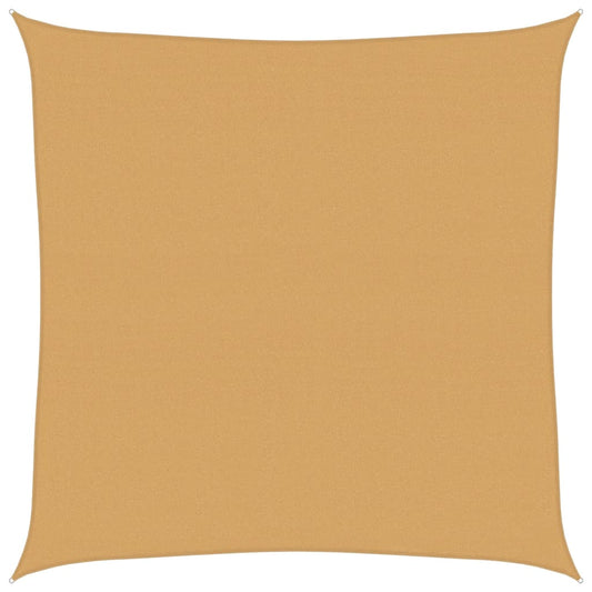 Sunshade Sail 160 g/m² Square Sand 7x7 m HDPE