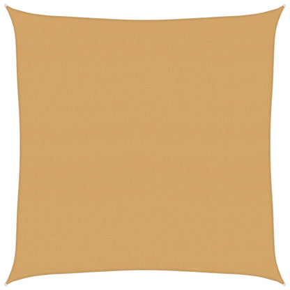 Sunshade Sail 160 g/m² Square Sand 7x7 m HDPE
