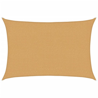 Sunshade Sail 160 g/m² Rectangular Sand 2x2.5 m HDPE
