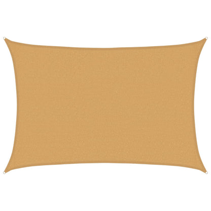 Sunshade Sail 160 g/m² Rectangular Sand 2.5x3.5 m HDPE