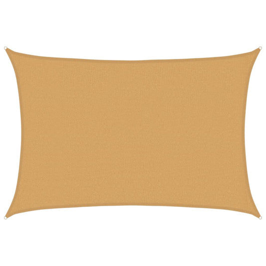 Sunshade Sail 160 g/m² Rectangular Sand 2.5x3.5 m HDPE