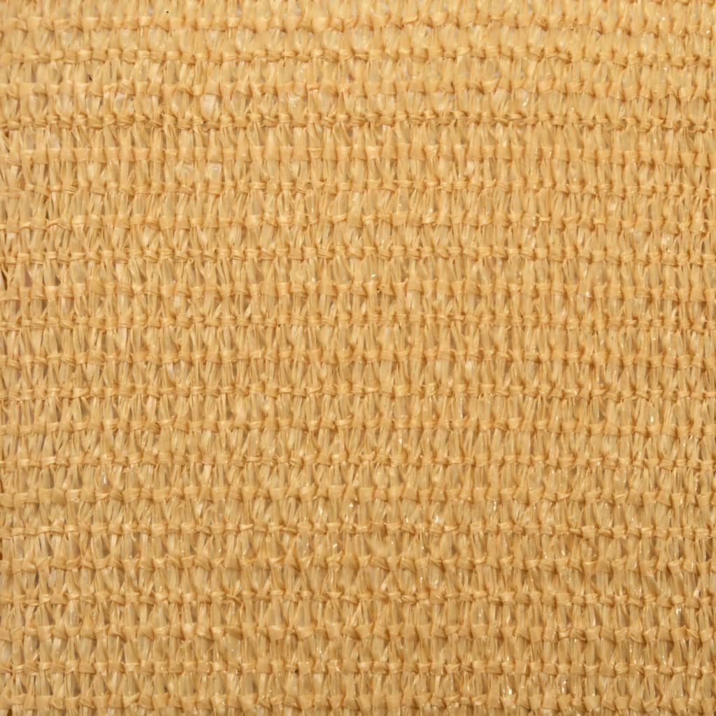 Sunshade Sail 160 g/m² Rectangular Sand 4x5 m HDPE