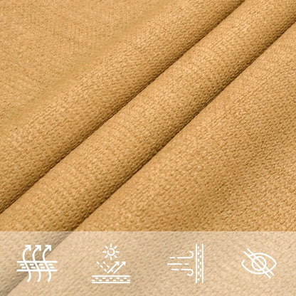 Sunshade Sail 160 g/m² Rectangular Sand 4x6 m HDPE