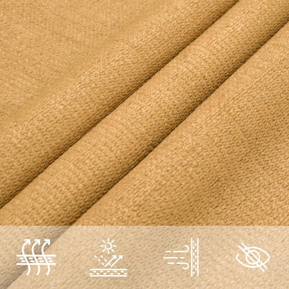 Sunshade Sail 160 g/m² Rectangular Sand 5x6 m HDPE