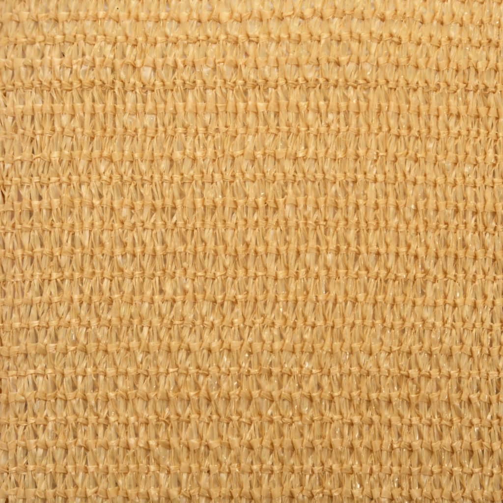 Sunshade Sail 160 g/m² Rectangular Sand 5x6 m HDPE