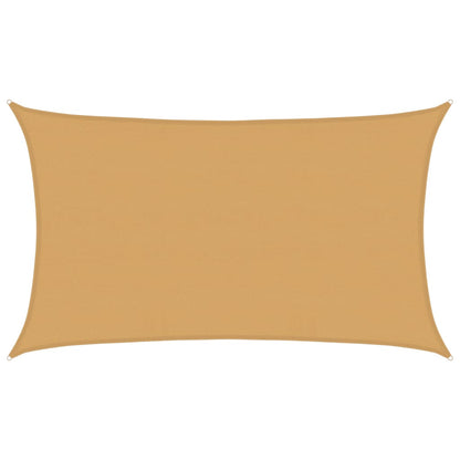 Sunshade Sail 160 g/m² Rectangular Sand 5x8 m HDPE