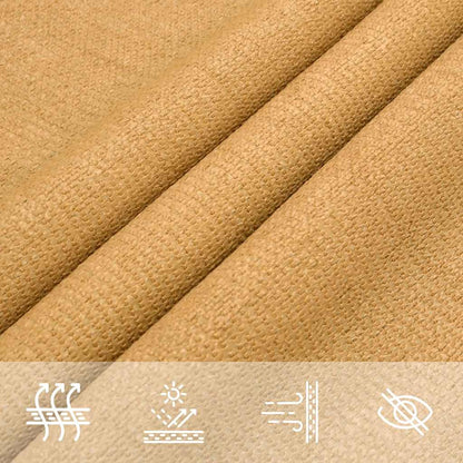 Sunshade Sail 160 g/m² Triangular Sand 2.5x2.5x3.5 m HDPE