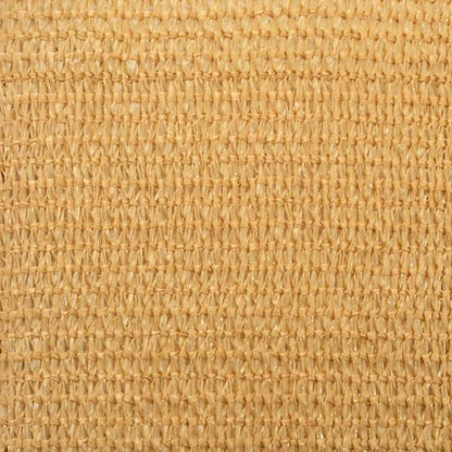 Sunshade Sail 160 g/m² Triangular Sand 3.5x3.5x4.9 m HDPE