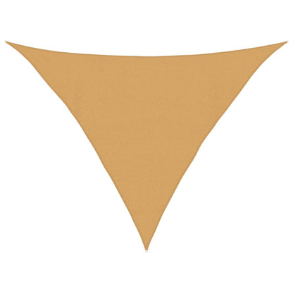 Sunshade Sail 160 g/m² Triangular Sand 4x4x5.8 m HDPE