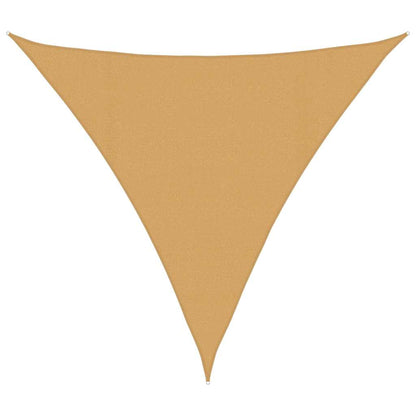 Sunshade Sail 160 g/m² Triangular Sand 4.5x4.5x4.5 m HDPE