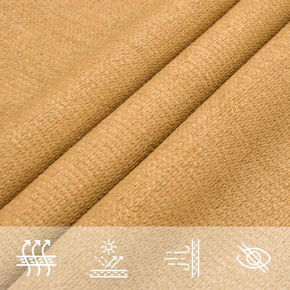 Sunshade Sail 160 g/m² Triangular Sand 4.5x4.5x4.5 m HDPE