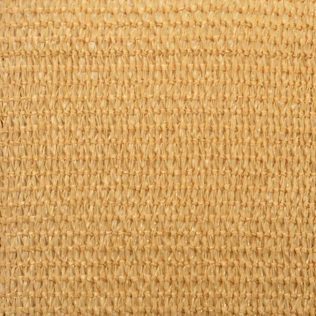 Sunshade Sail 160 g/m² Triangular Sand 5x5x5 m HDPE
