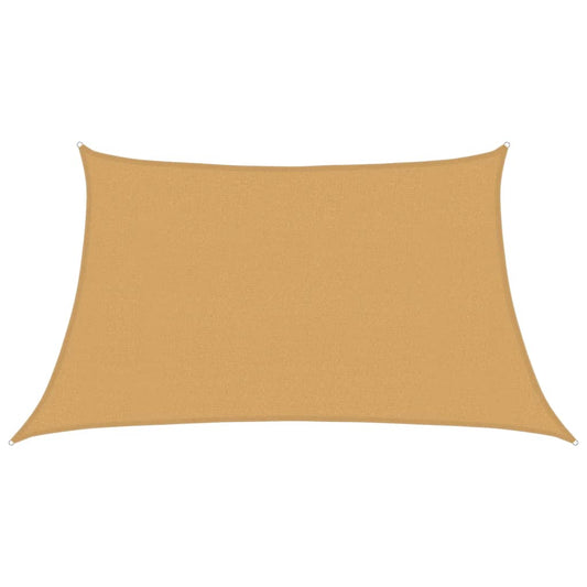 Sunshade Sail 160 g/m² Trapezium Light Grey 3/4x2 m HDPE