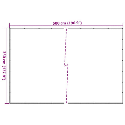 Trailer Net Green 3.5x5 m HDPE