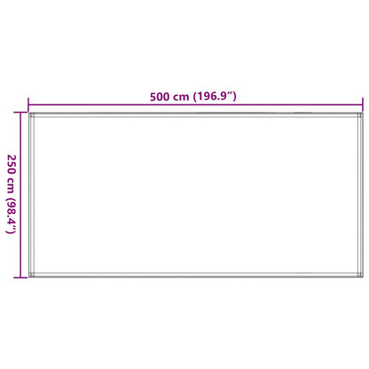 Tent Carpet Light Green 250x500 cm HDPE