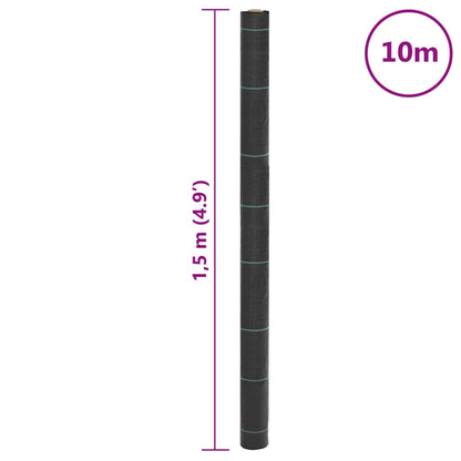 Weed Membrane Black 1,5x10 m PP