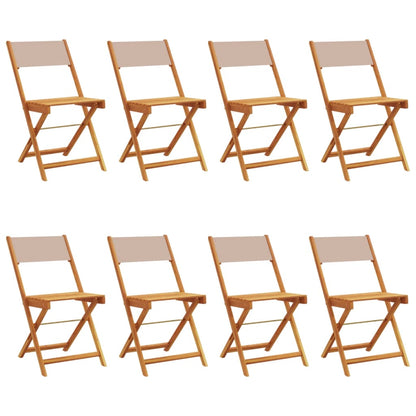 Garden Chair | Set of 8 | Taupe