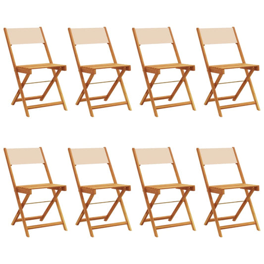 Garden Chair | Set of 8 | Beige