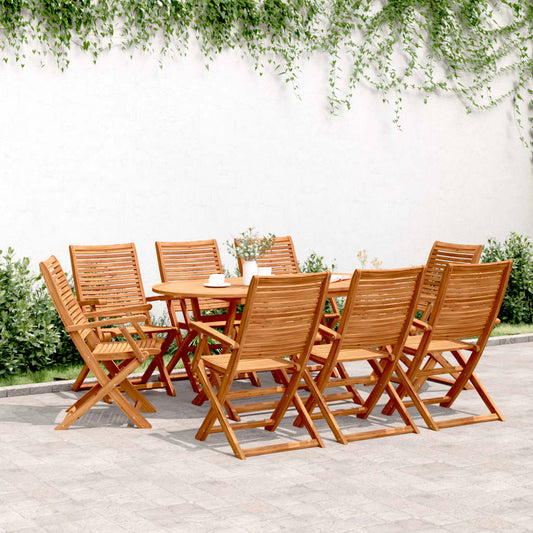 Folding Chairs 8 pcs 57x66x95 cm Solid Wood Acacia