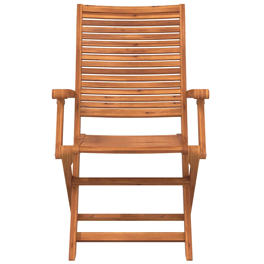 Folding Chairs 8 pcs 57x66x95 cm Solid Wood Acacia