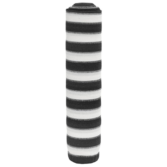 Privacy Net Anthracite and White 1.8x50 m HDPE 195 g/m²