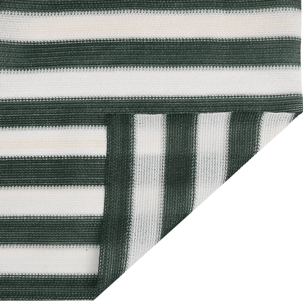 Privacy Net Green and White 1,5x25 m HDPE 150 g/m²