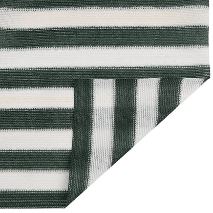 Privacy Net Green and White 1,5x25 m HDPE 150 g/m²