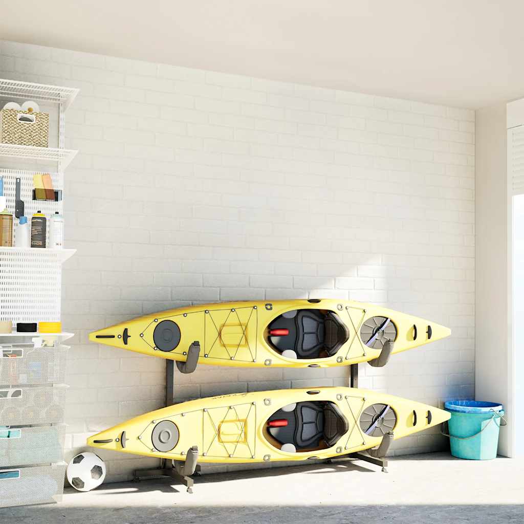 Kayak Storage Rack for 2 Kayak 250x57x127,5 cm Steel