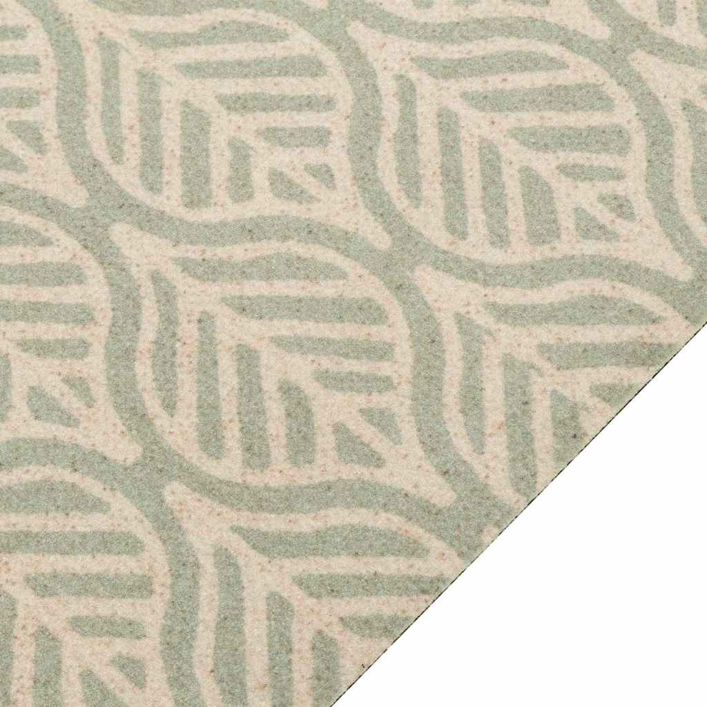 Kitchen Rug Washable Leaves 60x180 cm Velvet