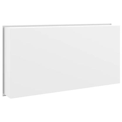 Shower Niche Matt White 62x32x9 cm Stainless Steel