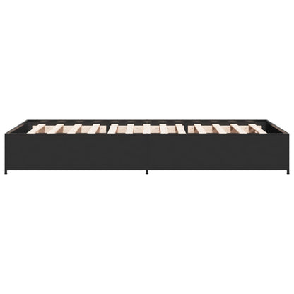 Bed Frame without Mattress Black 90x190 cm Single