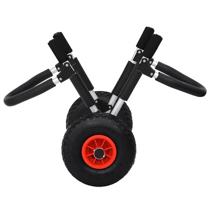 SUP Trolley for 2 Surfboards Foldable 90 kg Aluminium