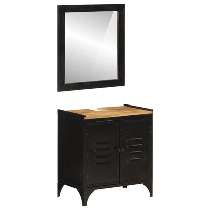 Bathroom Furniture Set | Natural wood, Black