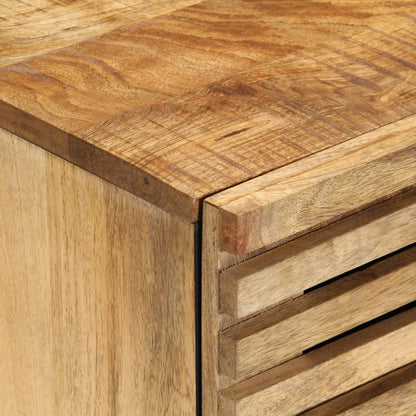 Sideboards 2 pcs 60x34x75 cm Solid Wood Rough Mango