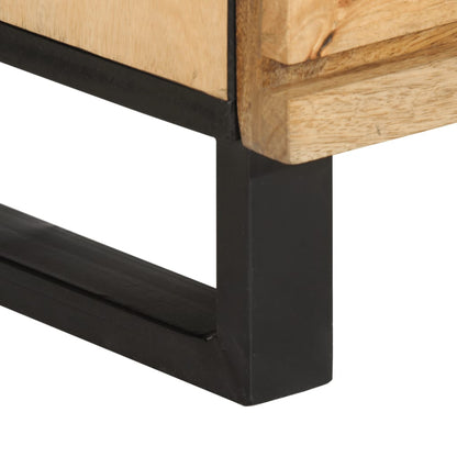 Sideboards 2 pcs 60x34x75 cm Solid Wood Rough Mango