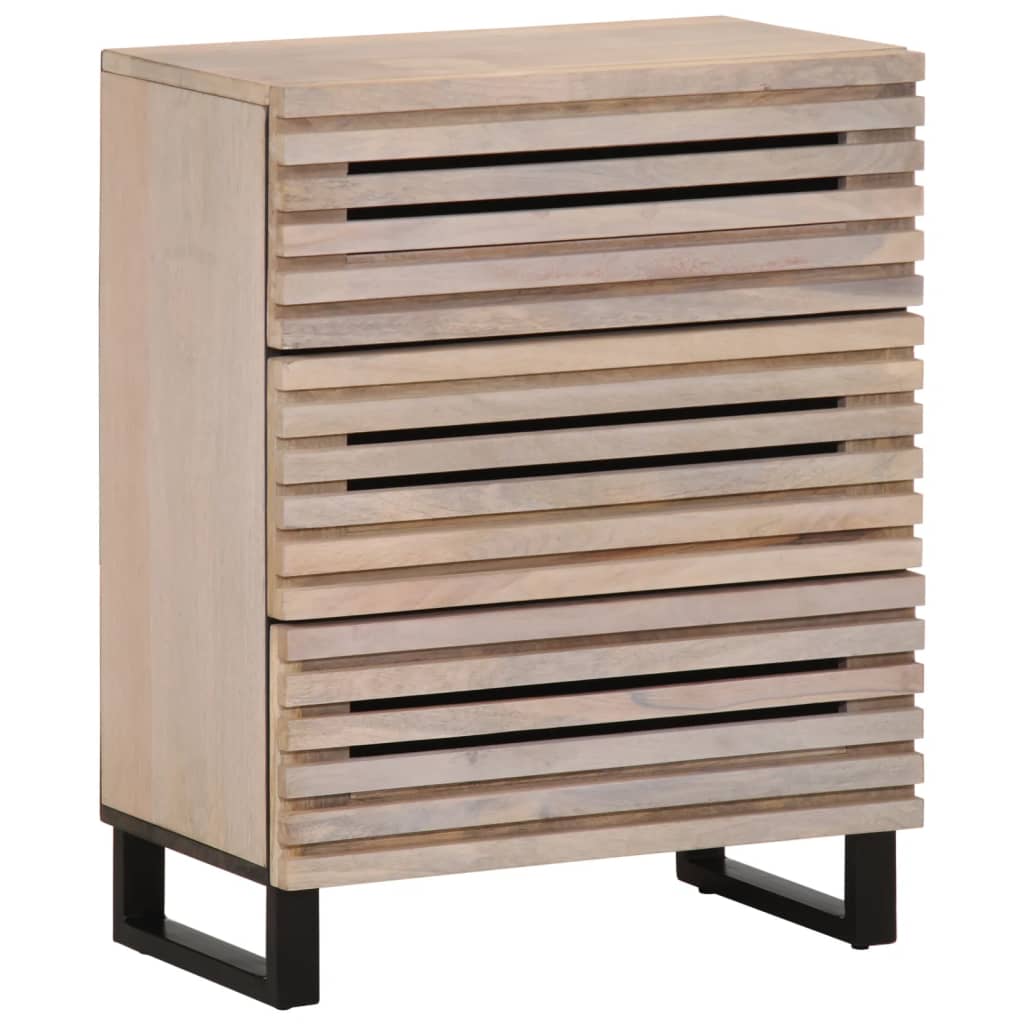 Sideboards 2 pcs 60x34x75 cm Solid Wood Mango