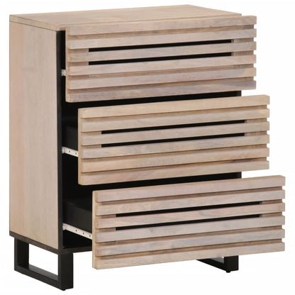 Sideboards 2 pcs 60x34x75 cm Solid Wood Mango