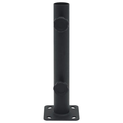 Parasol Base for Ø32/34/38 mm Pole Matt Black Steel