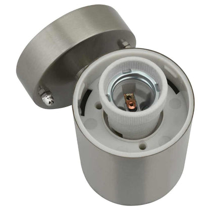 Outdoor Wall Light Silver 12 x 8.5 x 27 cm