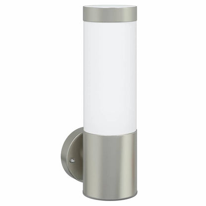 Outdoor Wall Light Silver 12 x 8.5 x 27 cm
