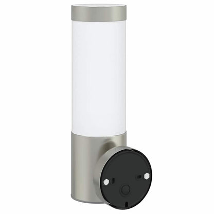 Outdoor Wall Light Silver 12 x 8.5 x 27 cm