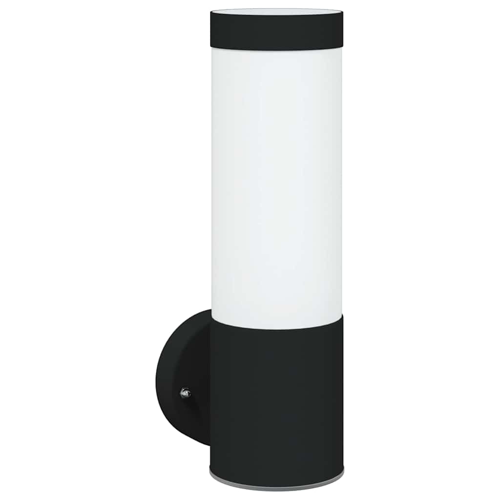 Outdoor Wall Light 2 pcs Black 12 x 8.5 x 27 cm