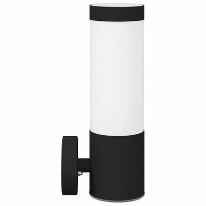 Outdoor Wall Light 2 pcs Black 12 x 8.5 x 27 cm