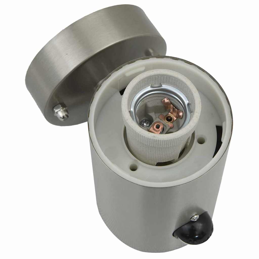 Outdoor Wall Light Silver 12 x 8.5 x 29 cm