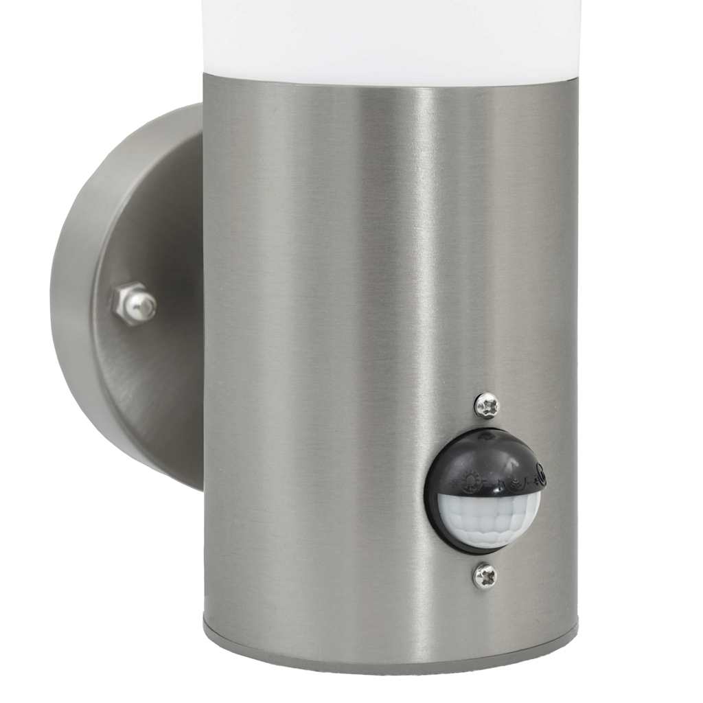 Outdoor Wall Light Silver 12 x 8.5 x 29 cm