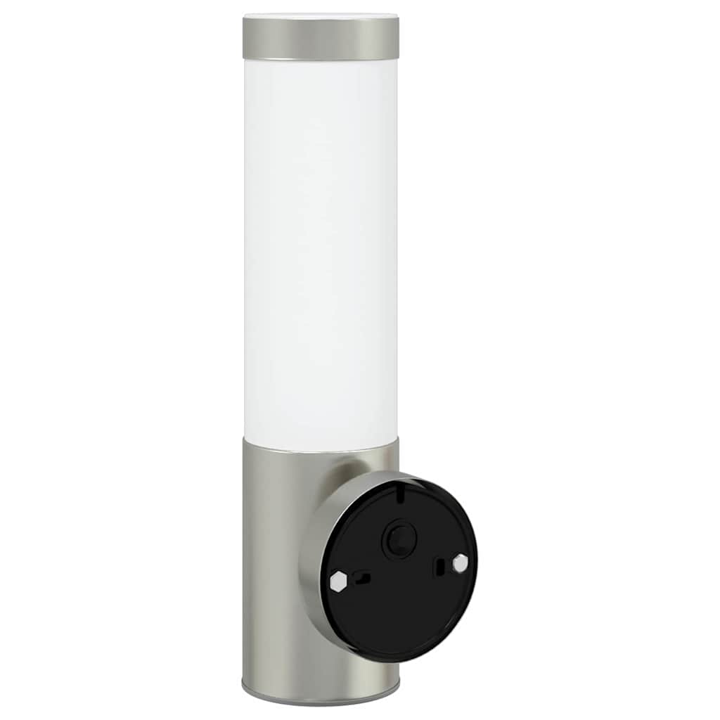 Outdoor Wall Light Silver 12 x 8.5 x 29 cm