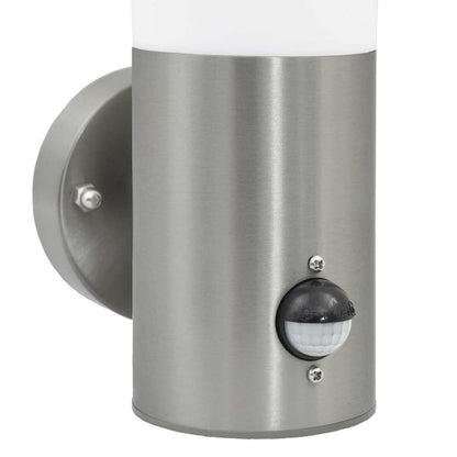 Outdoor Wall Light 2 pcs Silver 12 x 8.5 x 29 cm