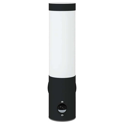 Outdoor Wall Light Black 12 x 8.5 x 29 cm