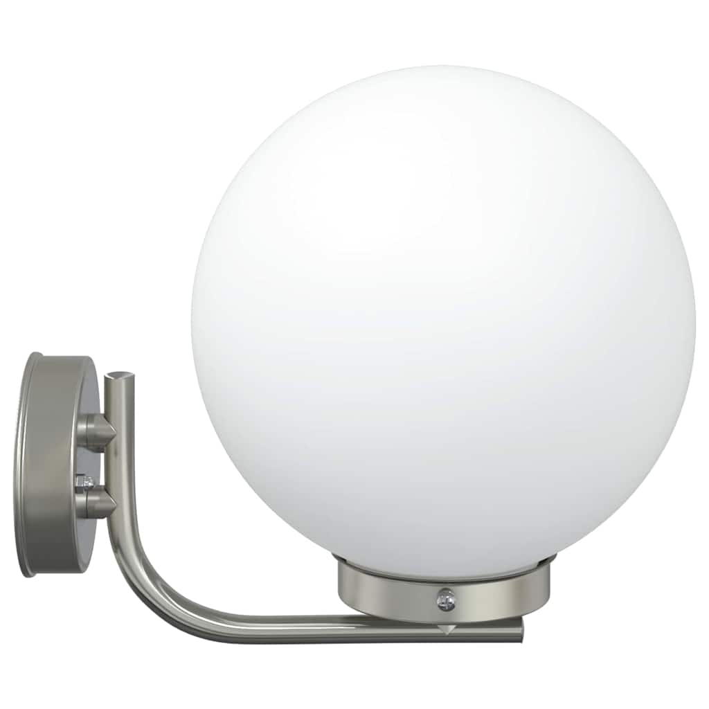 Outdoor Wall Light 2 pcs Silver 29 x 25 x 33 cm
