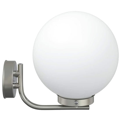 Outdoor Wall Light 2 pcs Silver 29 x 25 x 33 cm